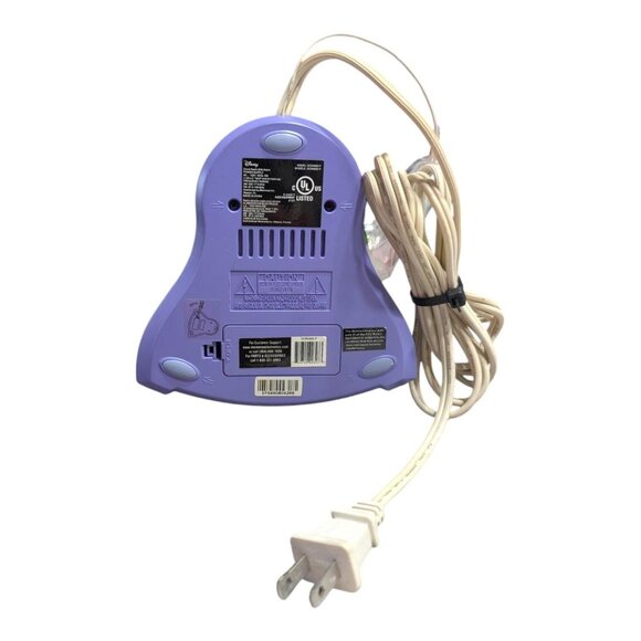 Disney Princess Castle Alarm Clock Radio Pink Purple Starlight DCR4500-P Work - Picture 7 of 7